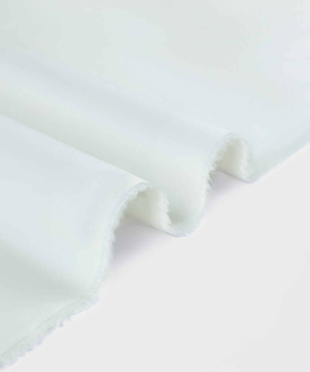 Men Unstitched Cotton Off White Full Suit Fabric