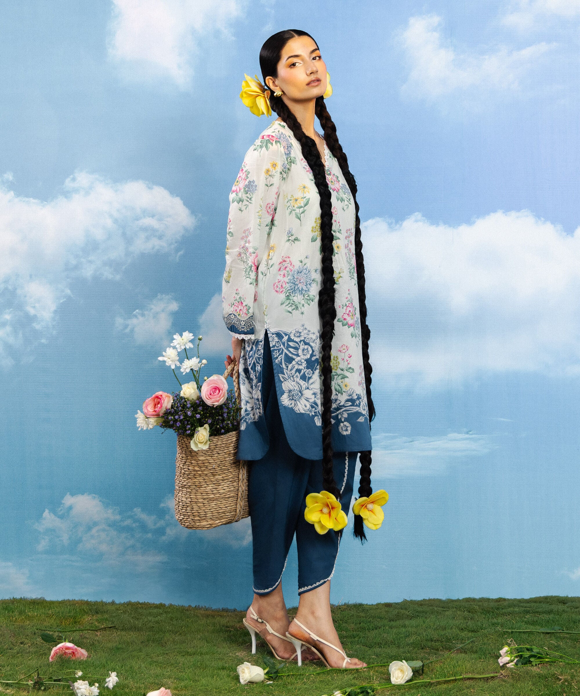Sapphire - 2 Piece - Printed Lawn Suit