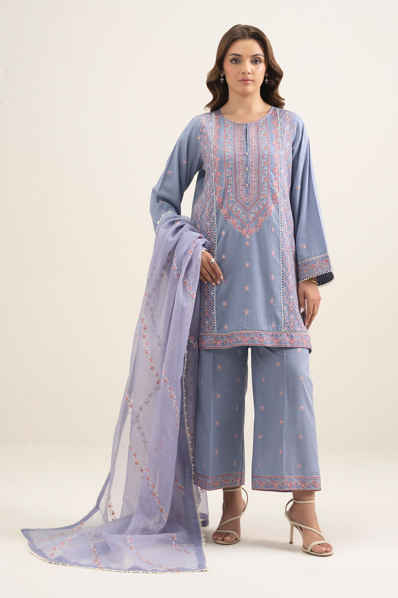 Embroidered Organza Dupatta