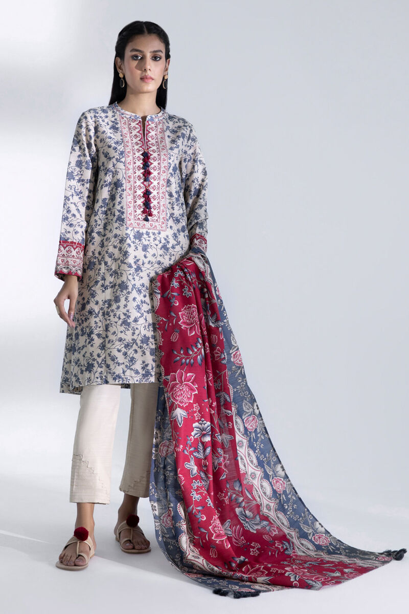 3 Piece - Printed Lawn Suit