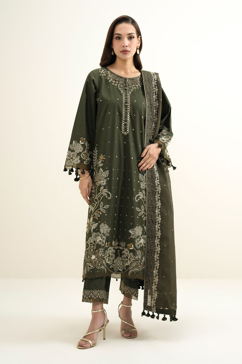 3 Piece - Embroidered Lawn Suit