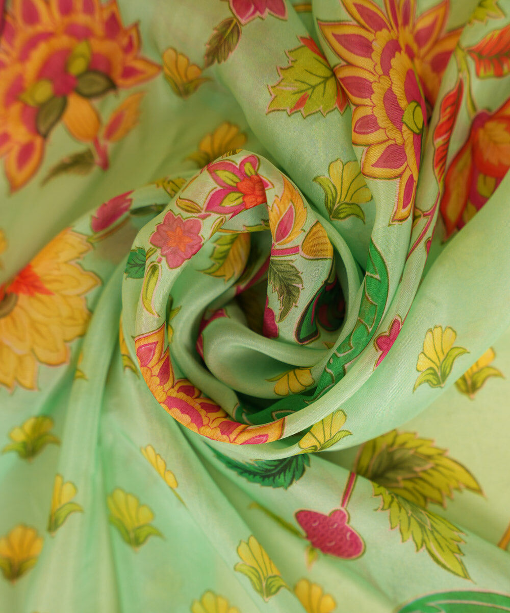 Woman - Multi Printed Tissue Dupatta