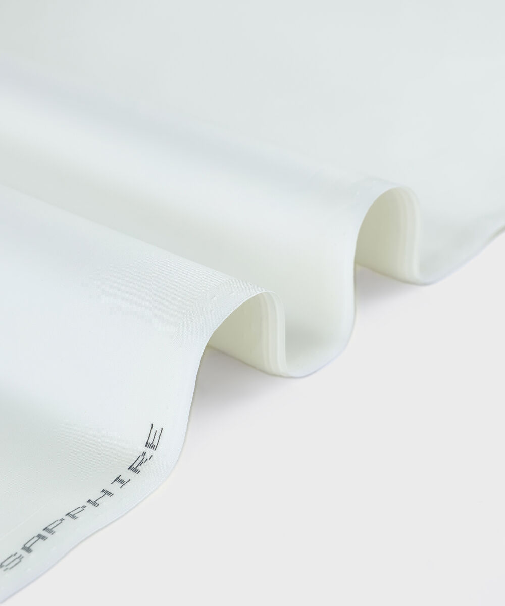 Men Unstitched Cotton Off White Full Suit Fabric