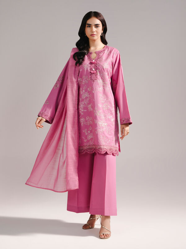 3 Piece - Embroidered Lawn Suit