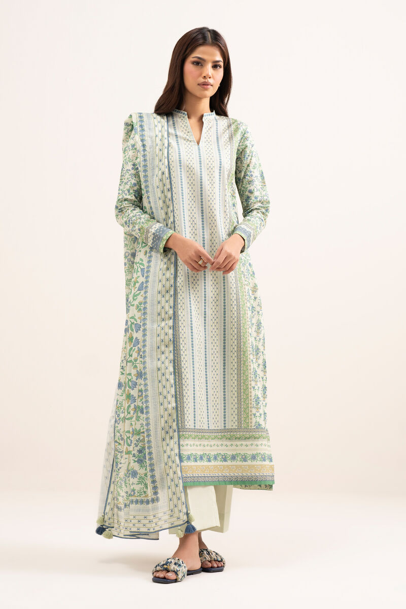 3 Piece - Printed Lawn Suit