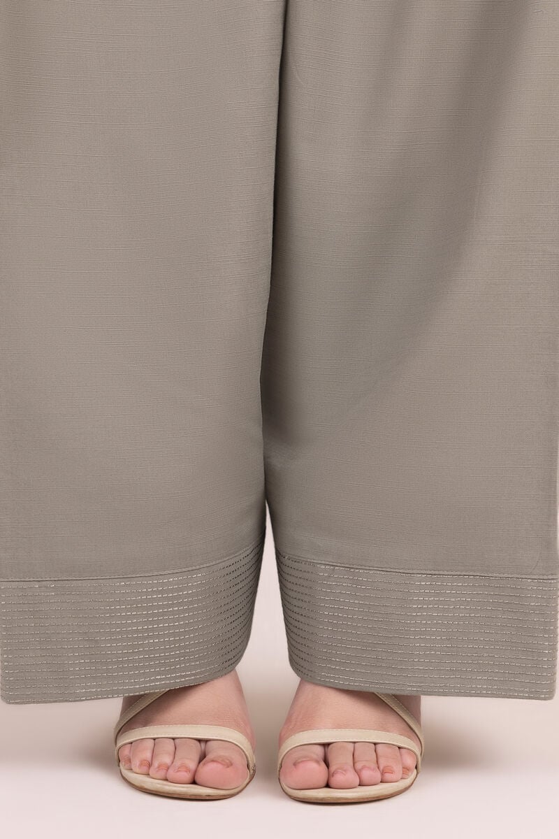 Embroidered Khaddar Farshi Shalwar