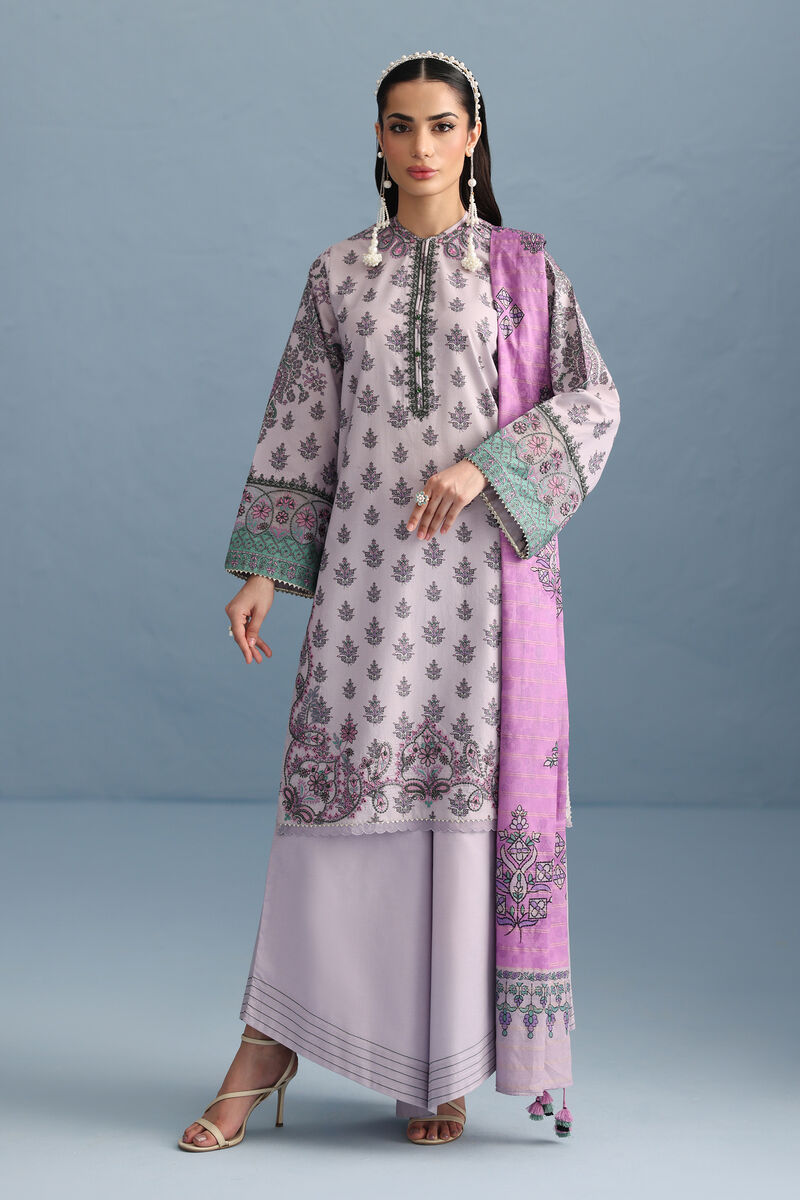3 Piece - Embroidered Lawn Suit
