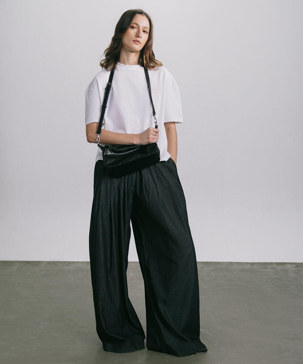 Women's Black Cross Body Bag