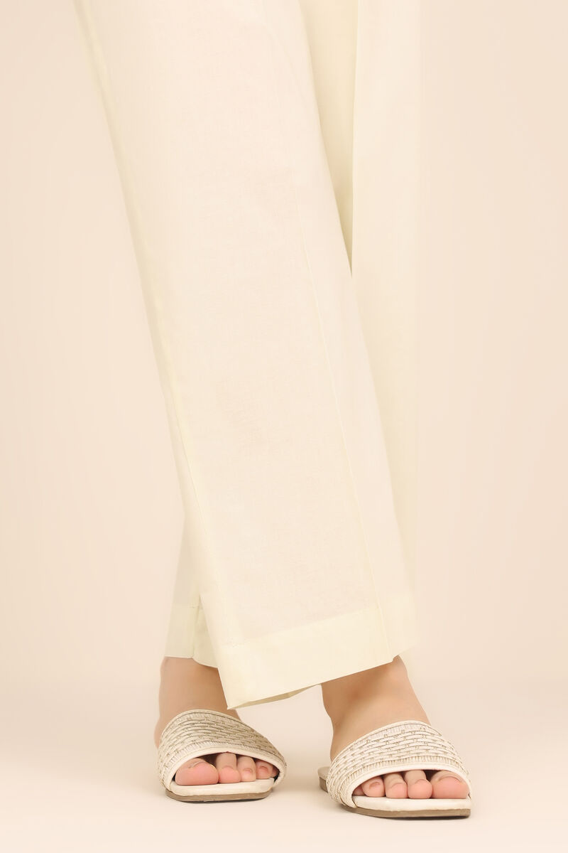 Solid Cambric Straight Pants