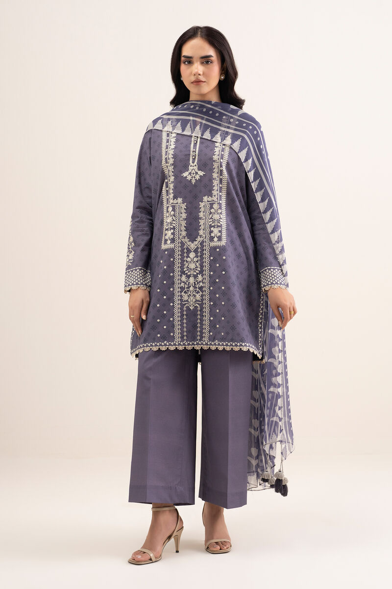 3 Piece - Embroidered Lawn Suit