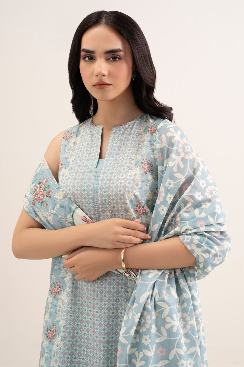3 Piece - Printed Lawn Suit