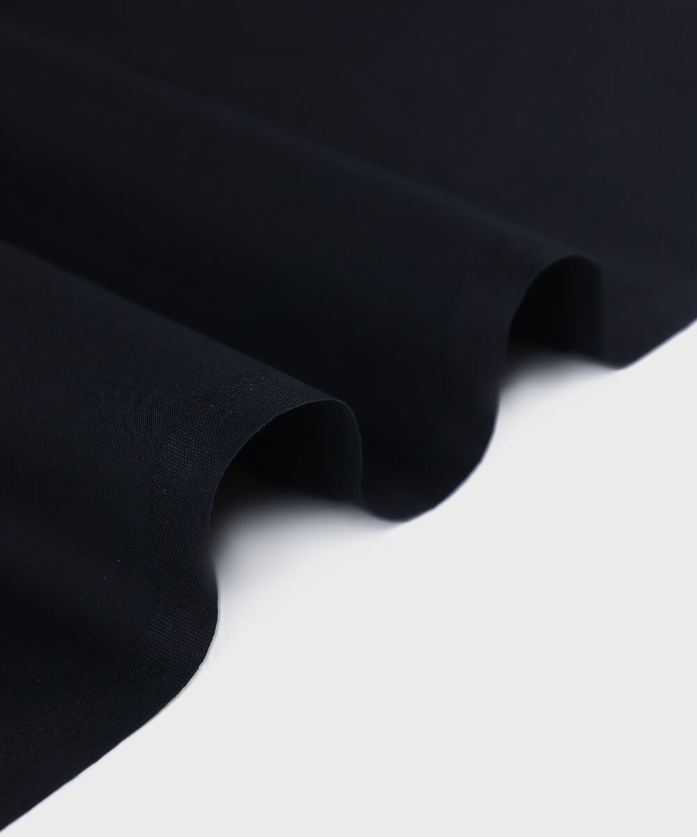 Men Unstitched Viscose Black Full Suit Fabric