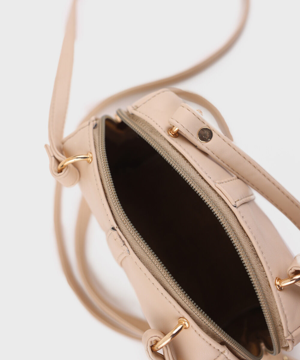 Women's Off White Cross Body Bag