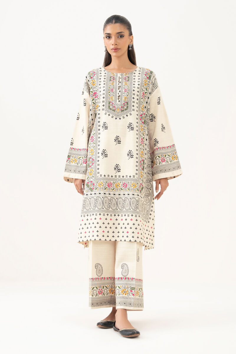 Printed Light Khaddar Shirt