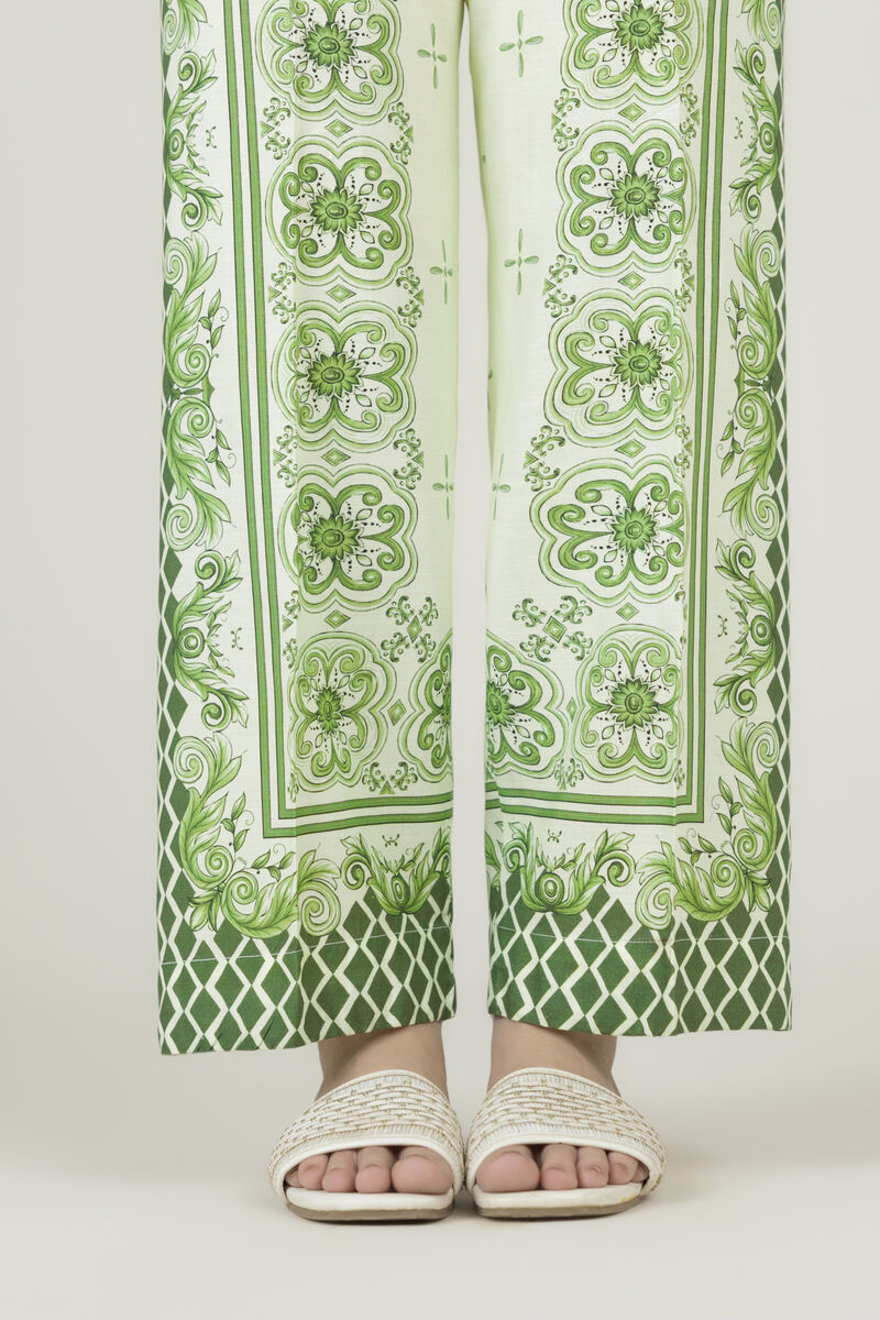 Cotton Viscose Straight Pants