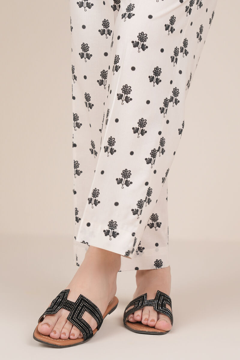 Cotton Viscose Straight Pants