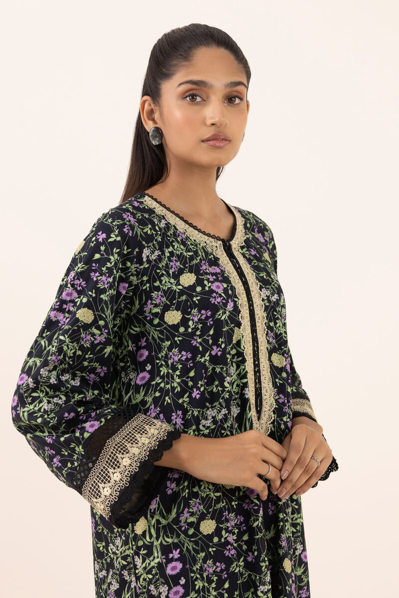 Embroidered Arabic Lawn Shirt
