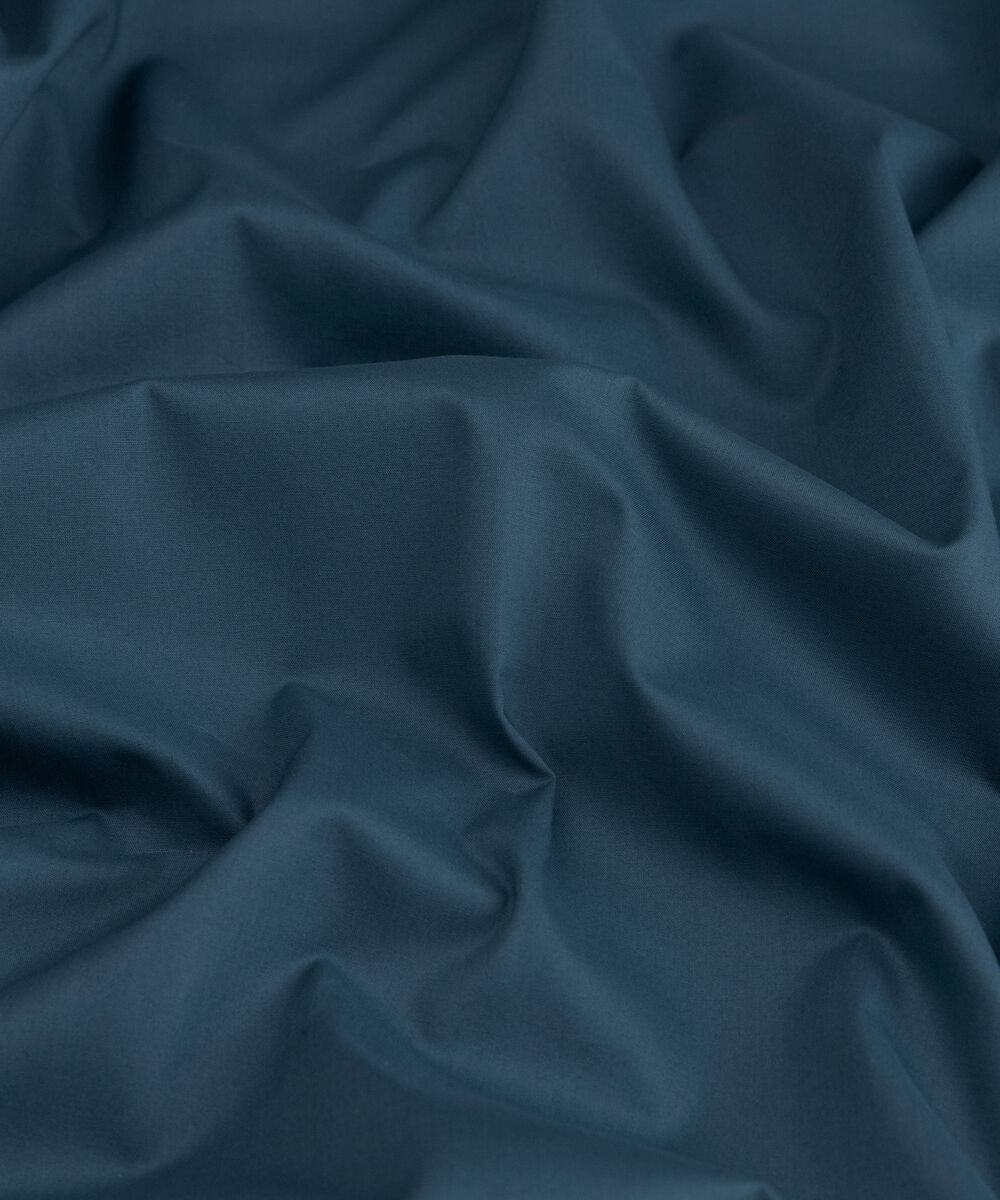 Men's Unstitched Two-Piece Teal Premium Cotton Suit