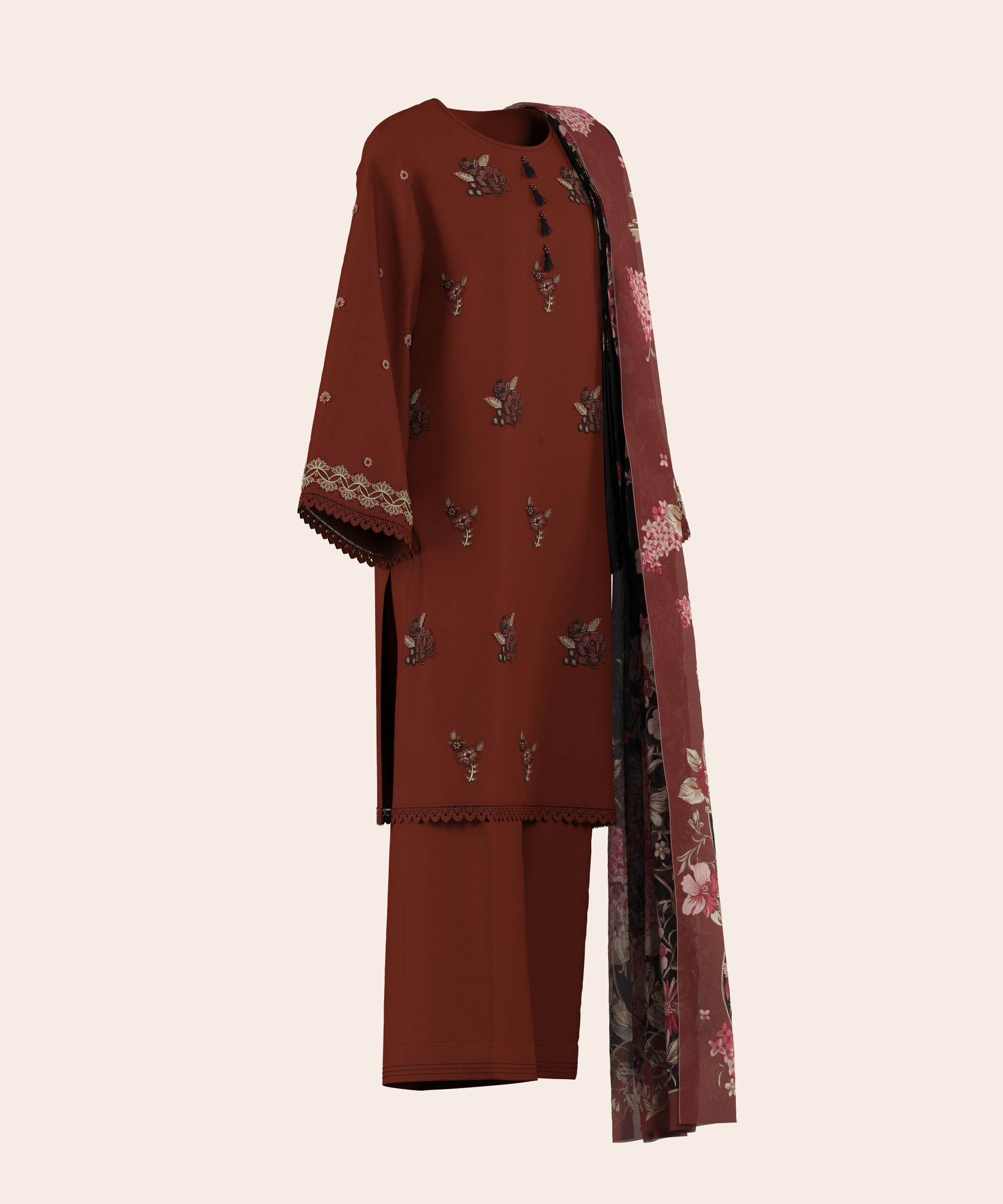 Unstitched 3 PC DBEWS26CL323