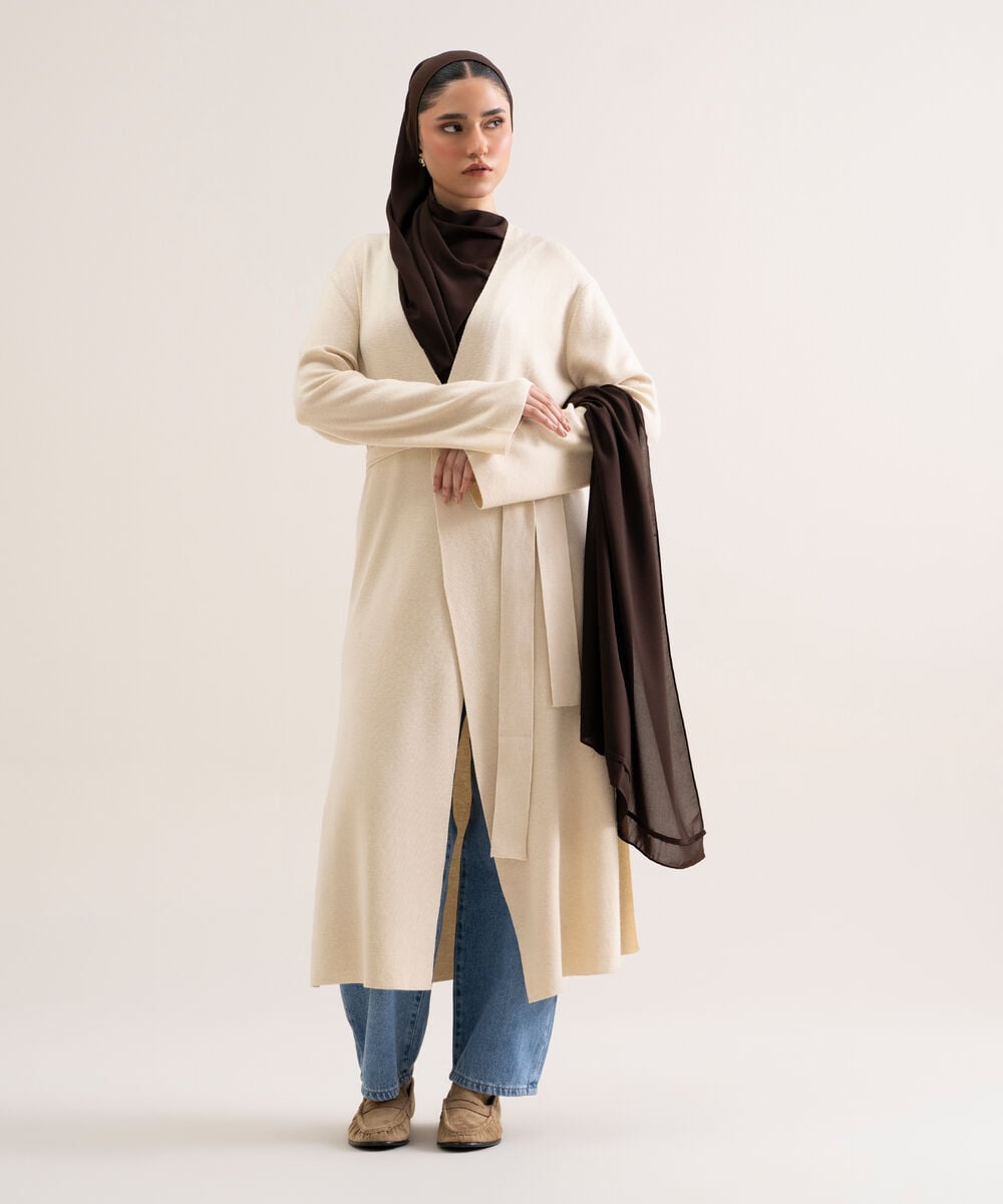 Women's Polyester Dark Brown Hijab