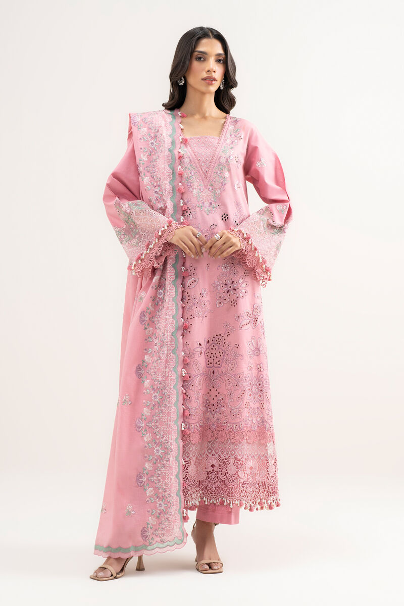 3 Piece - Embroidered Lawn Suit