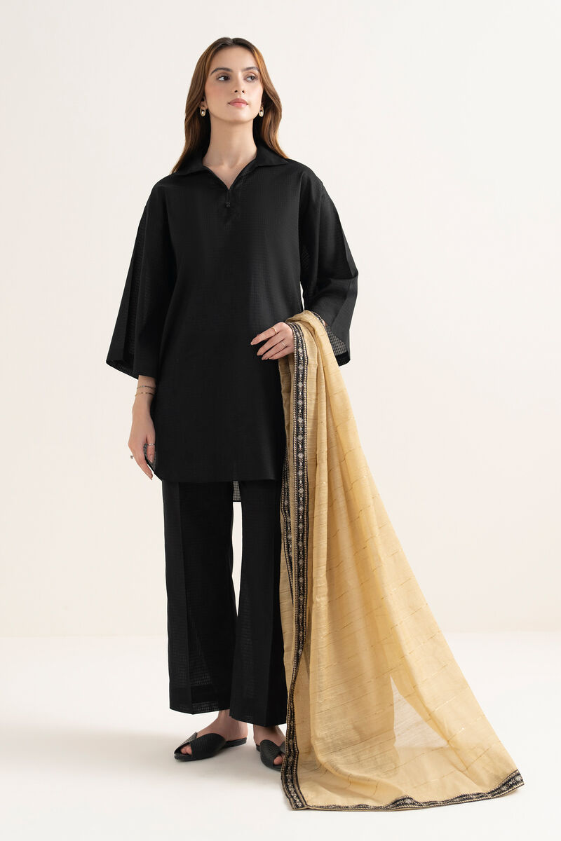 Embroidered Manaar Dupatta