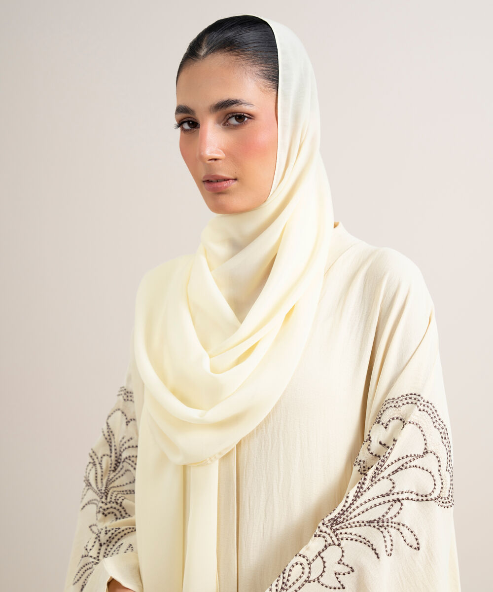 Women's Butter Yellow Hijab