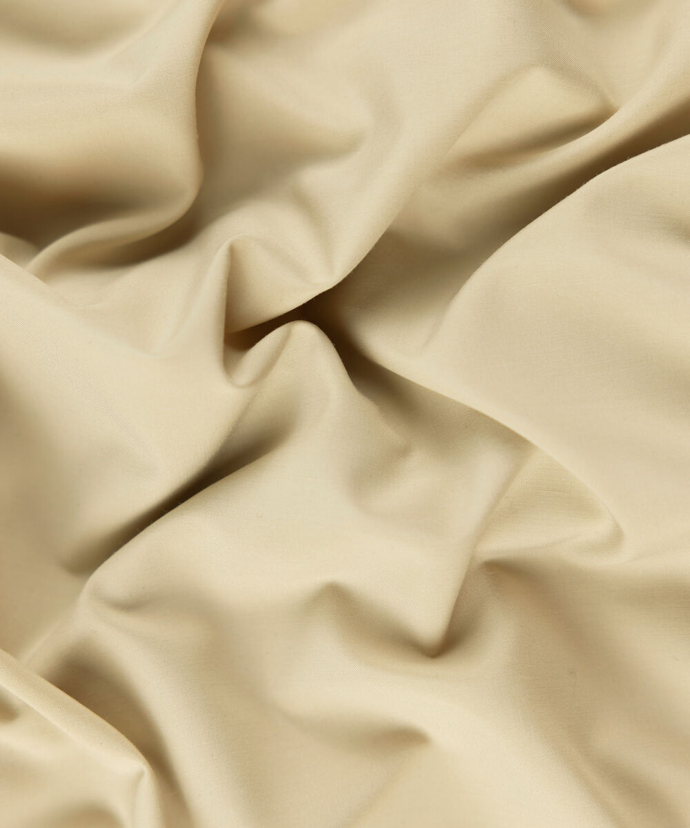 Men's Unstitched Two-Piece Premium Giza Cotton Beige Suit.