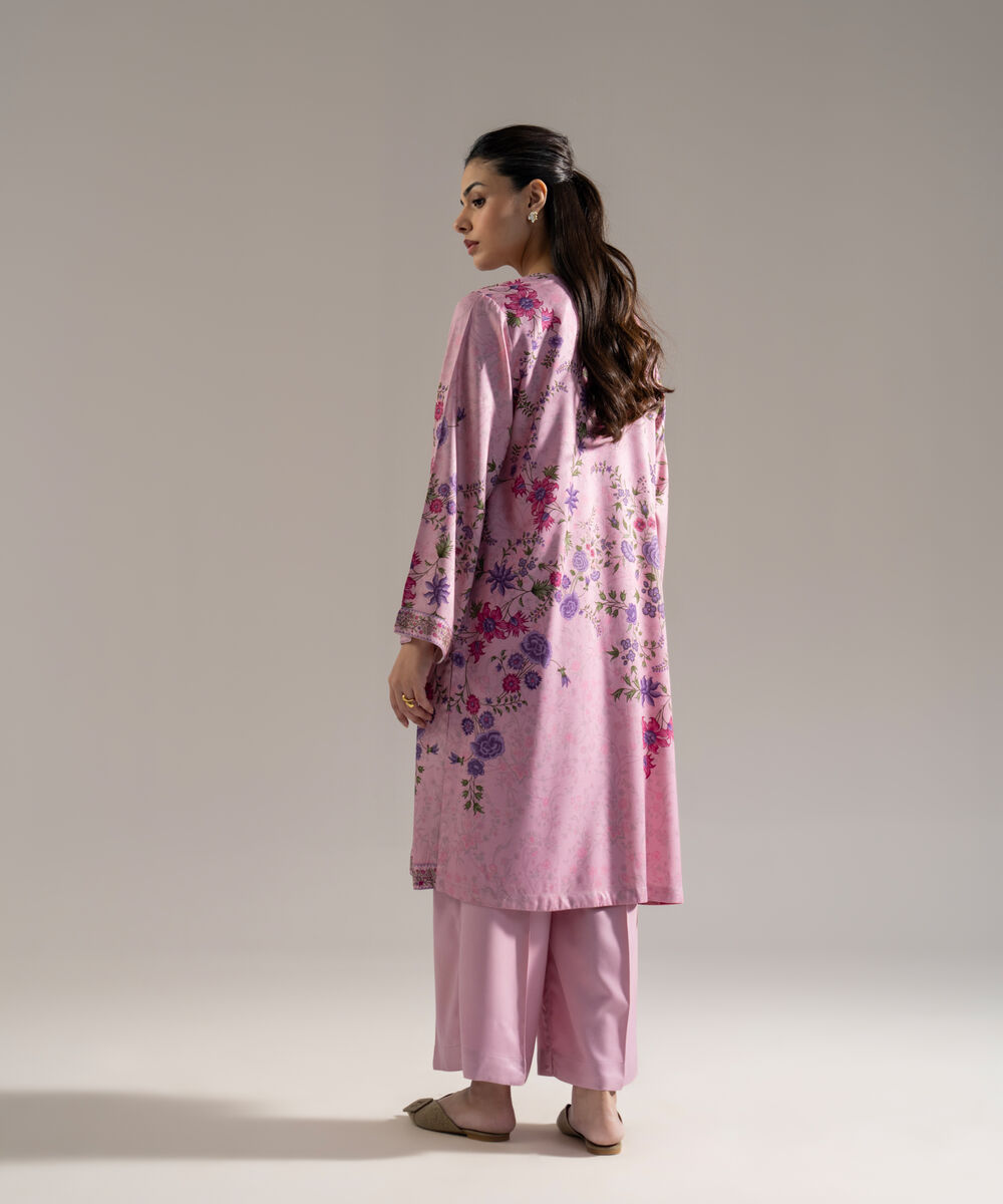 Women's RTW Viscose Marina Printed Lavender 2 Piece Suit