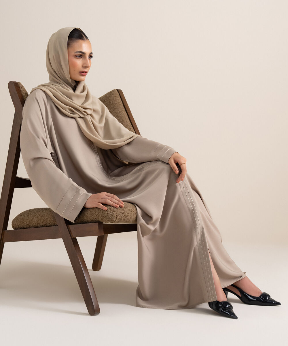 Women's Sage Green Raglan Abaya