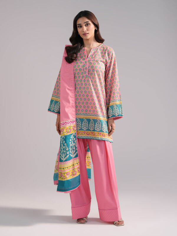 3 Piece - Printed Lawn Suit