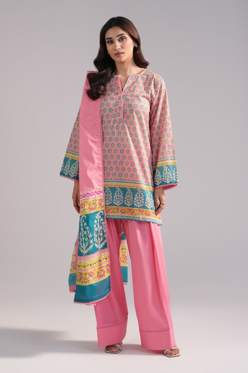 3 Piece - Printed Lawn Suit