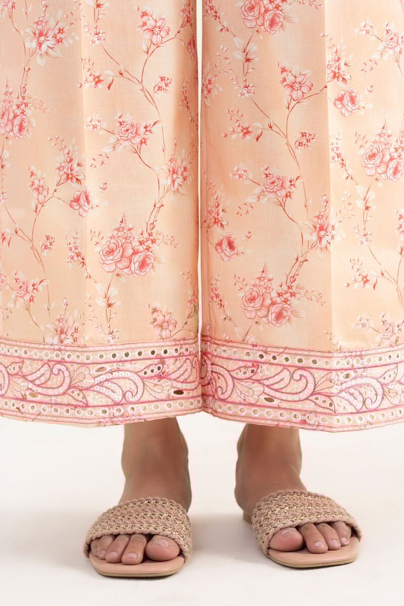 Embroidered Cambric Culottes