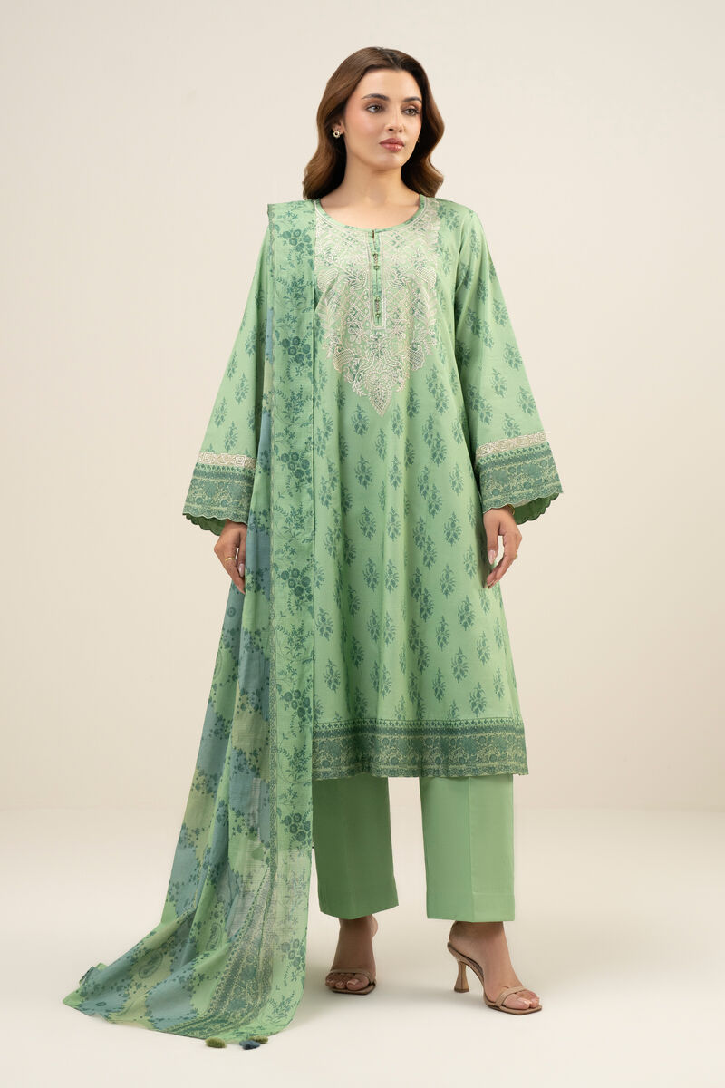 3 Piece - Embroidered Lawn Suit