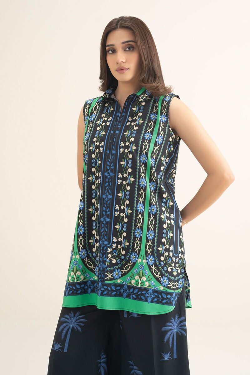 Printed Cotton Viscose Shirt