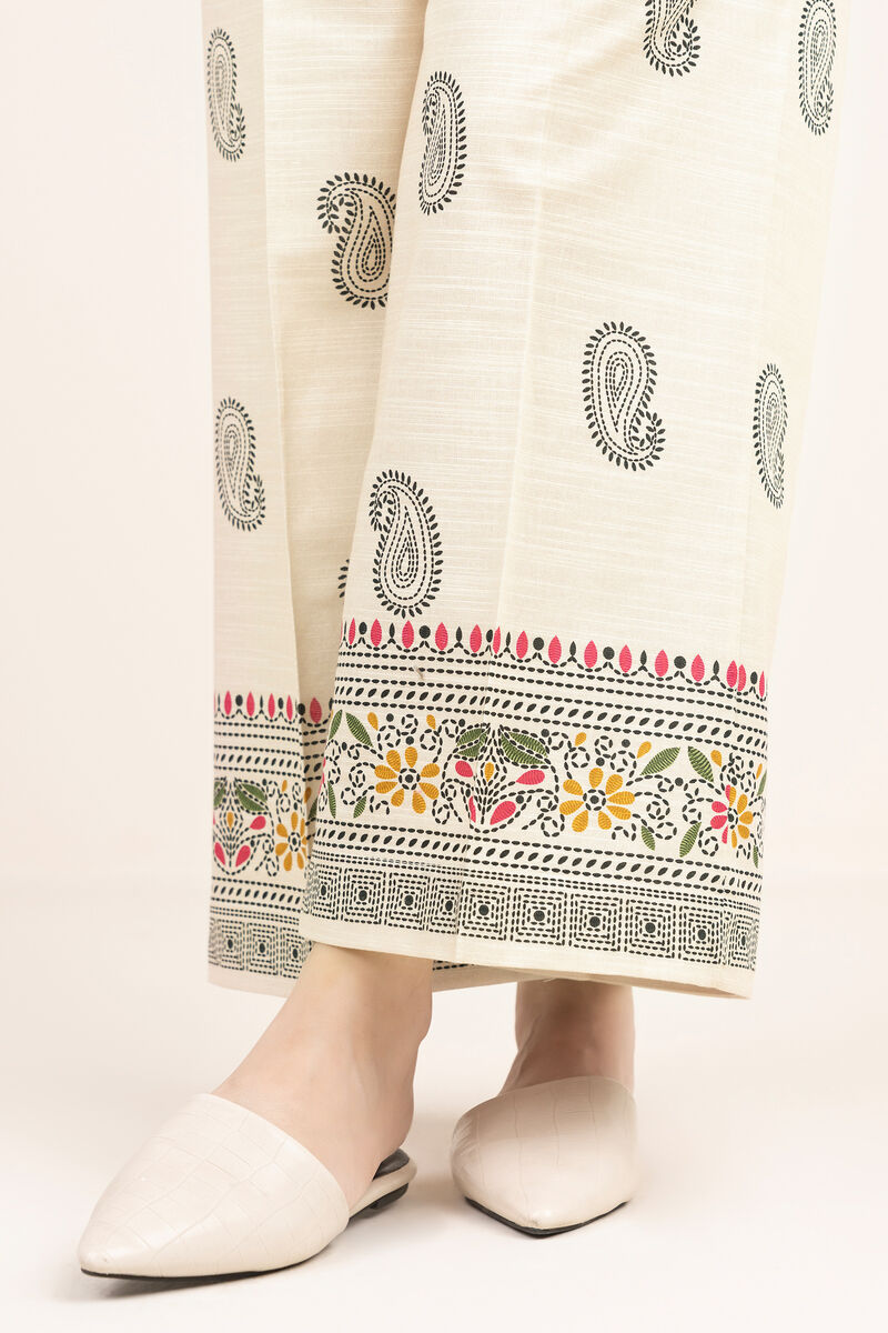 Printed Khaddar Culottes