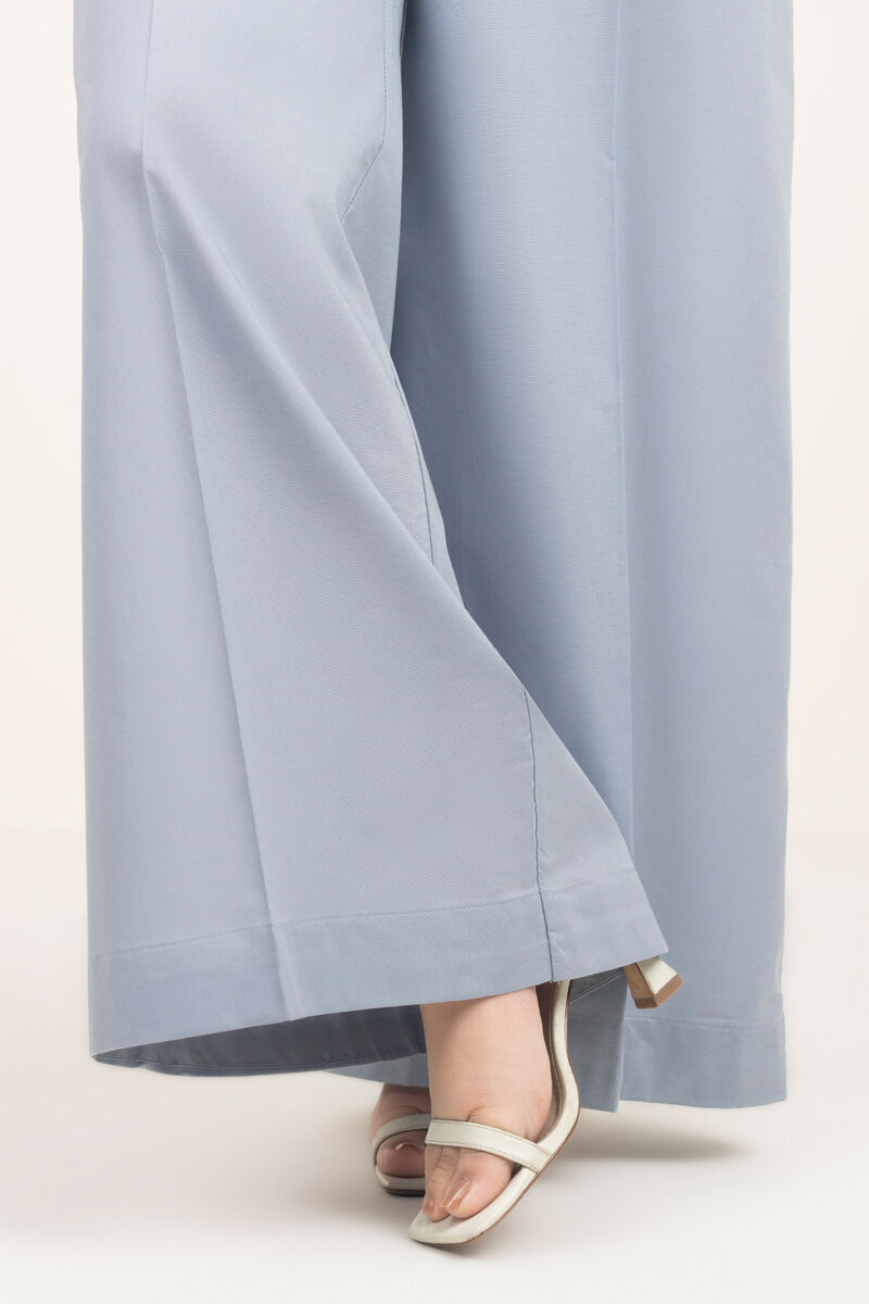 Solid Cambric Flared Pants