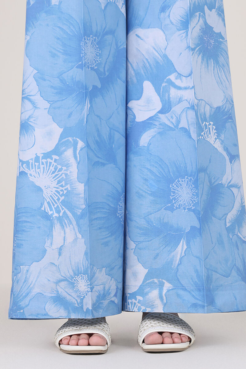 Printed Cambric Flared Pants