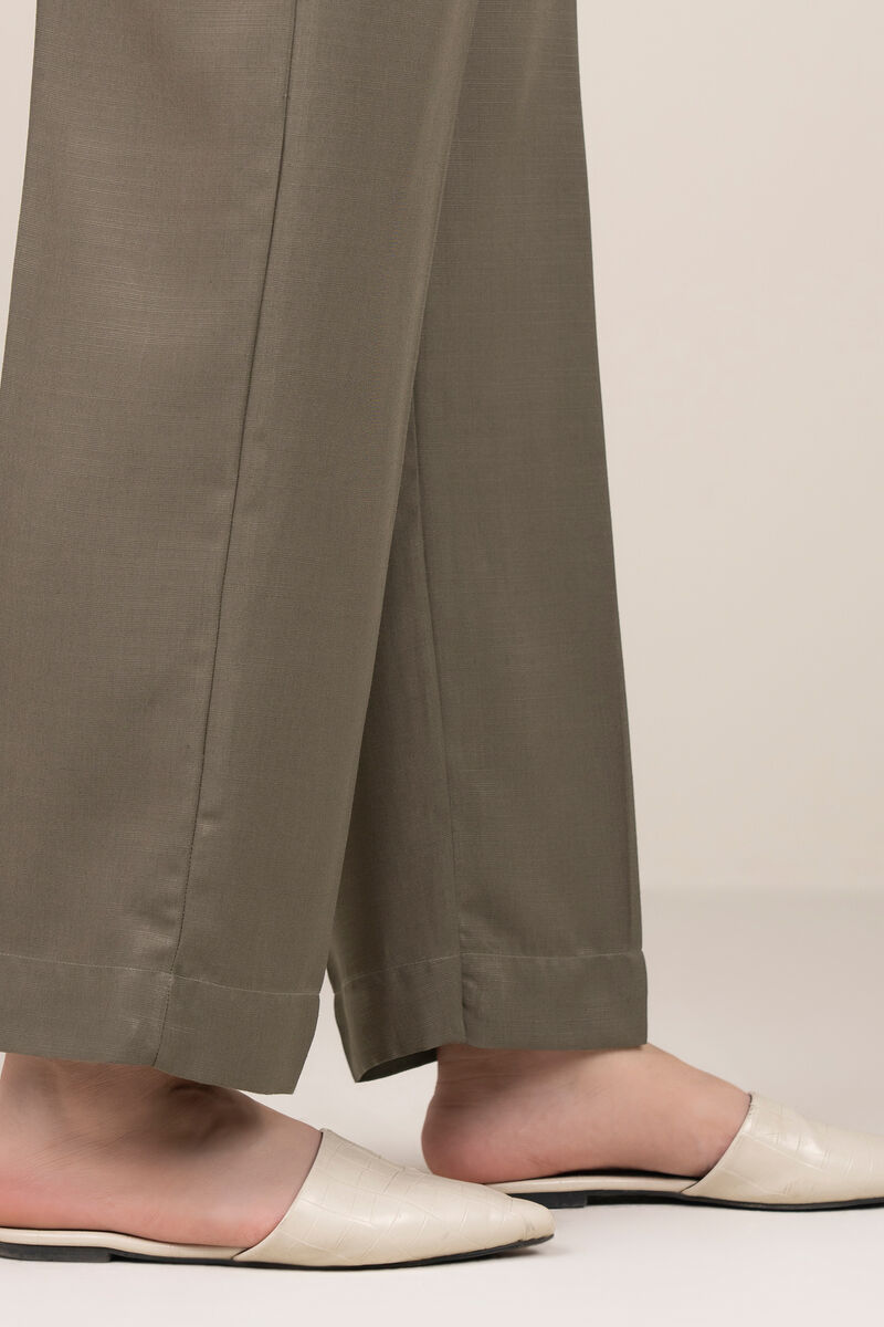 Solid Arabic Khaddar Straight Pants