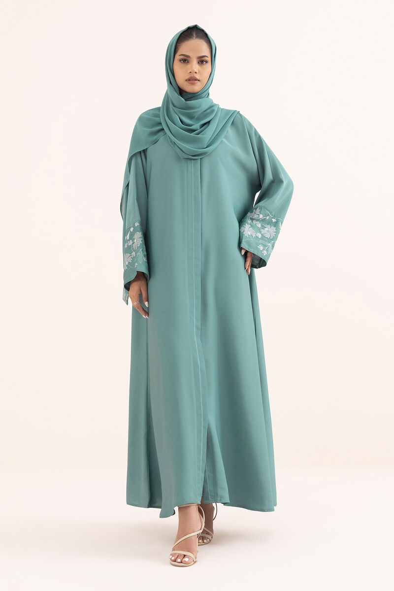 Embroidered Abaya Set