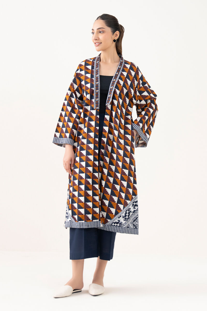 Embroidered Light Khaddar Jacket