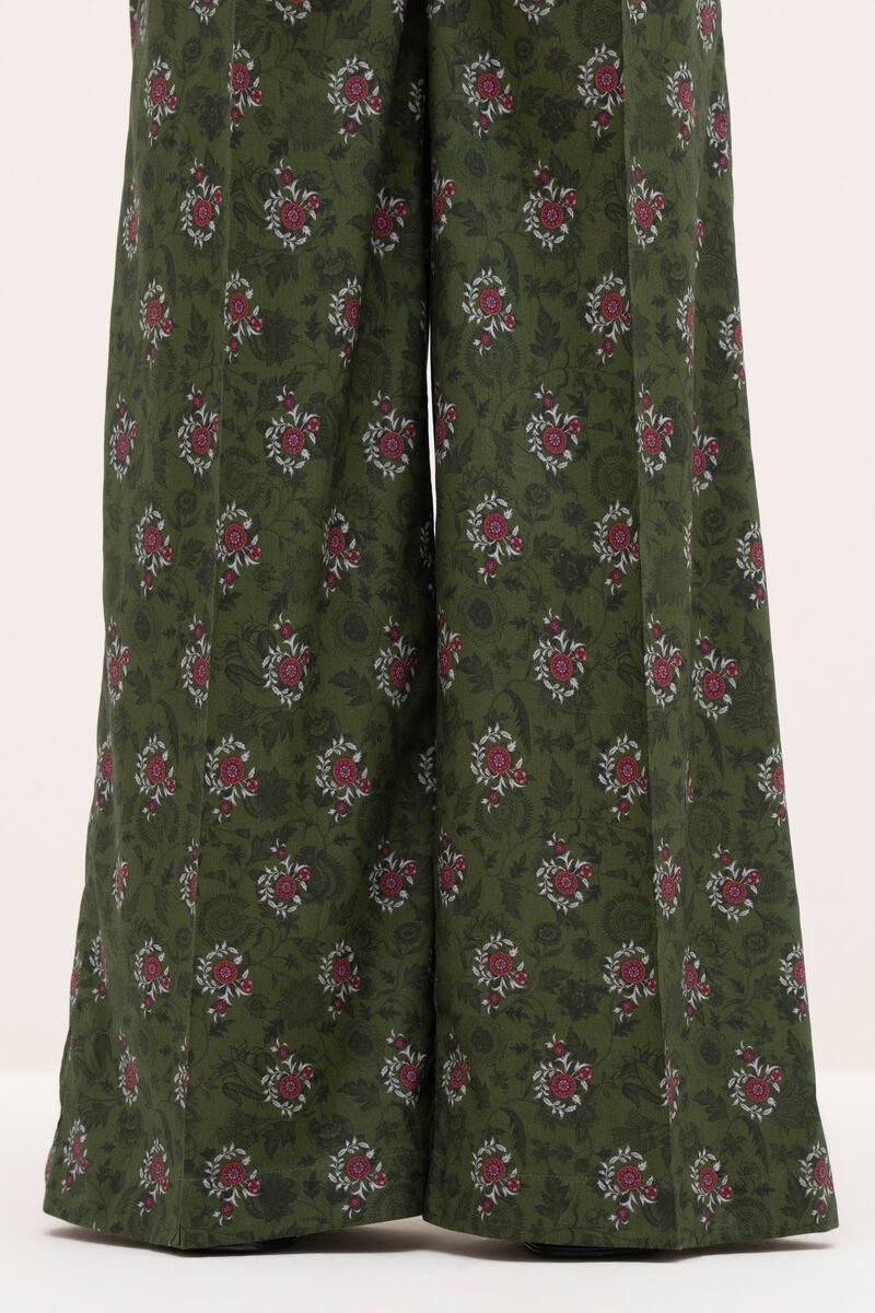 Cotton Viscose Flared Pants