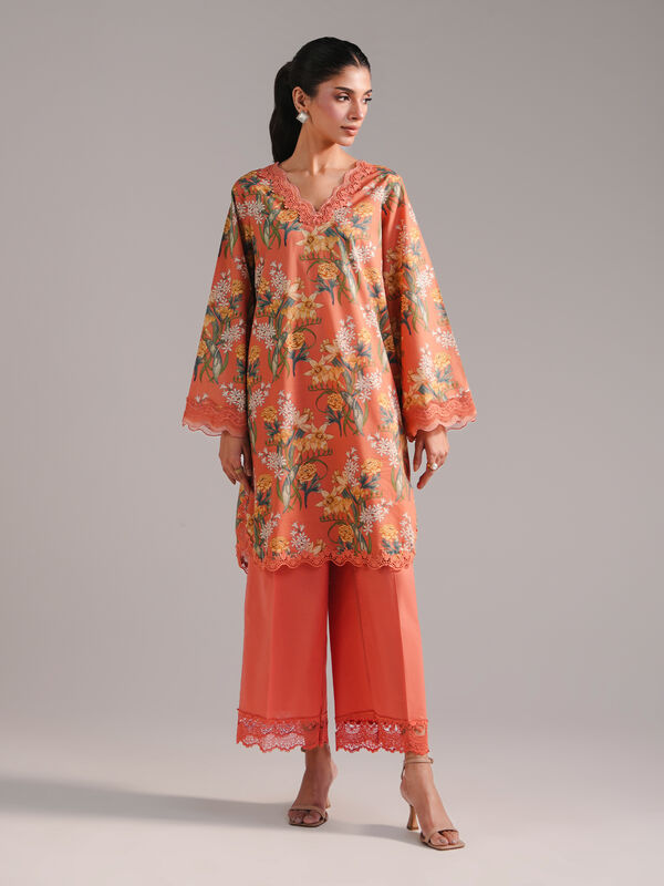 2 Piece - Embroidered Lawn Suit