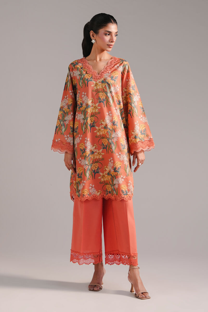 2 Piece - Embroidered Lawn Suit