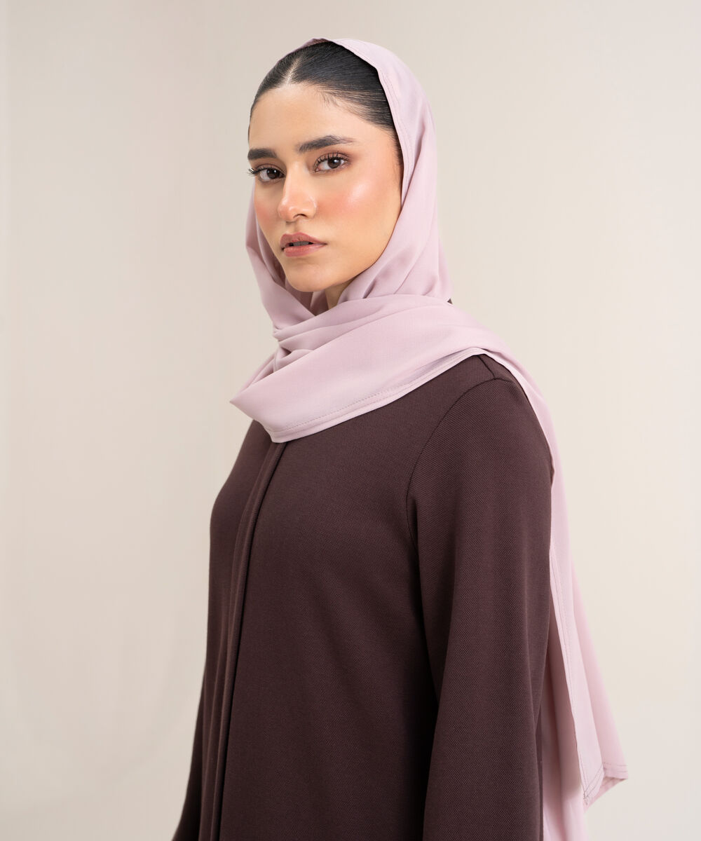 Women's Polyester Mauve/Magenta Hijab