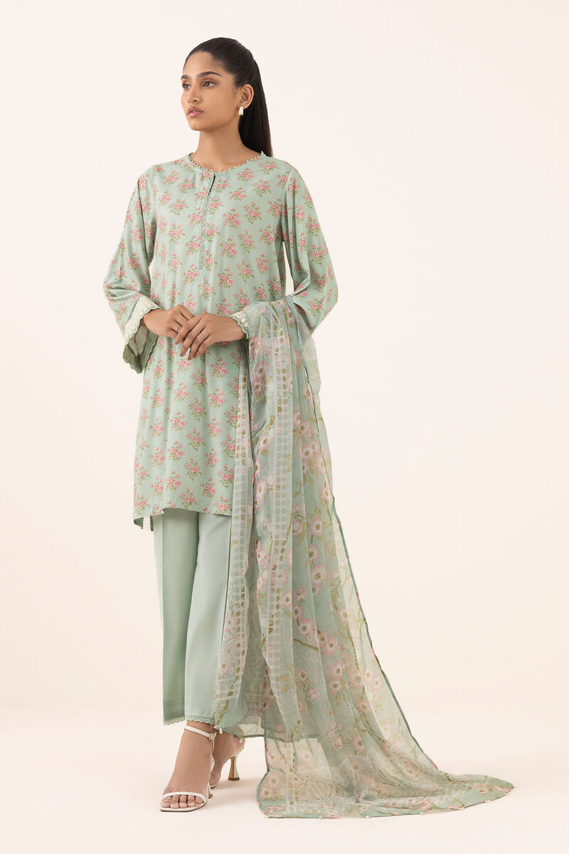 Printed Organza Dupatta