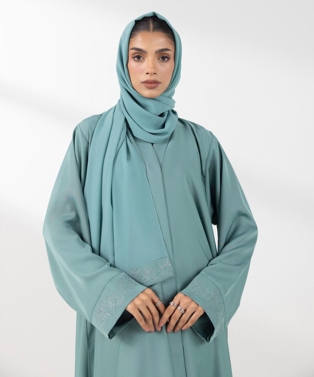 ABBAYA25V310 Green Abaya ABBAYA25V310 i