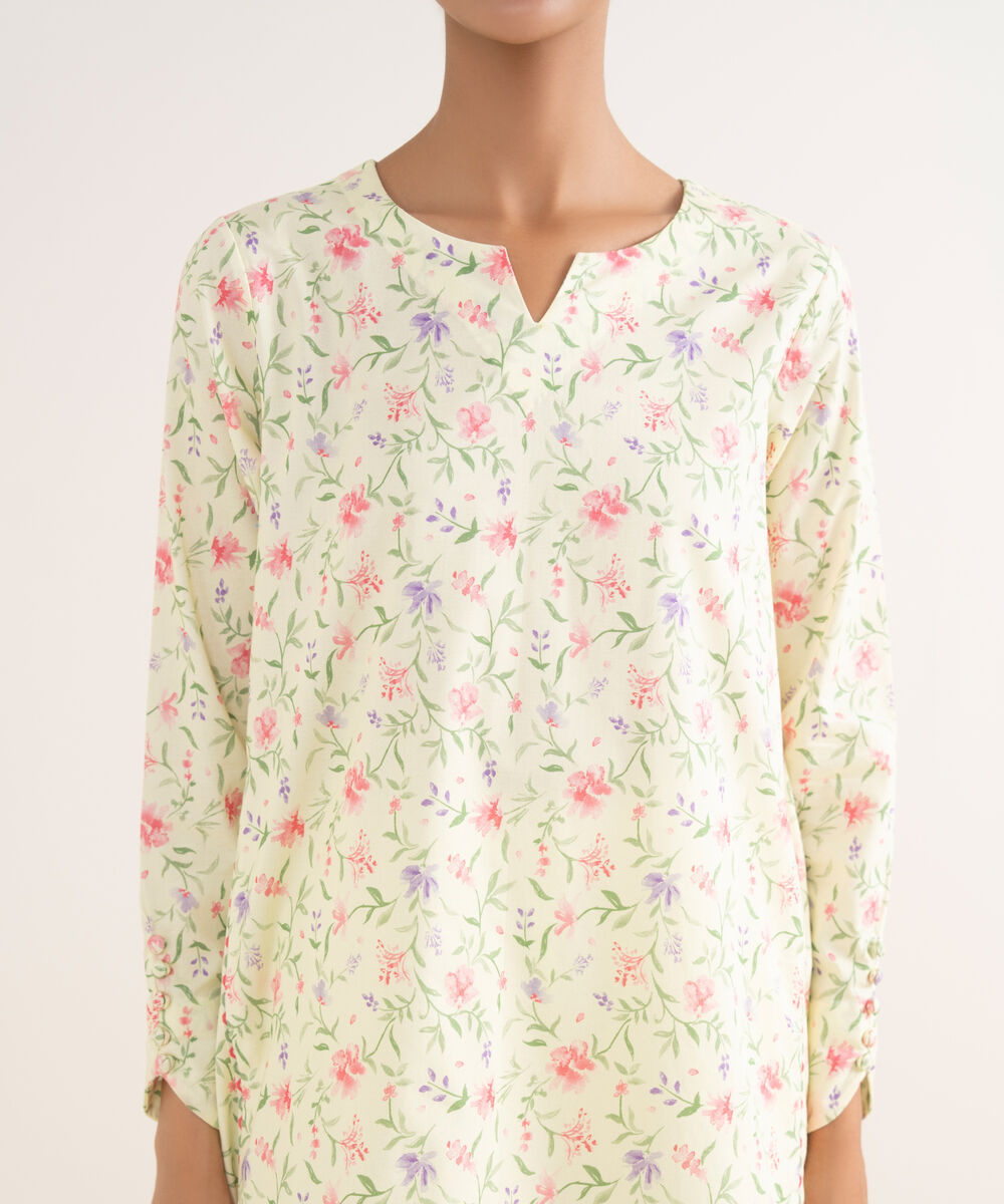 Women's Unstitched Lawn Printed Multi 3 Piece Suit