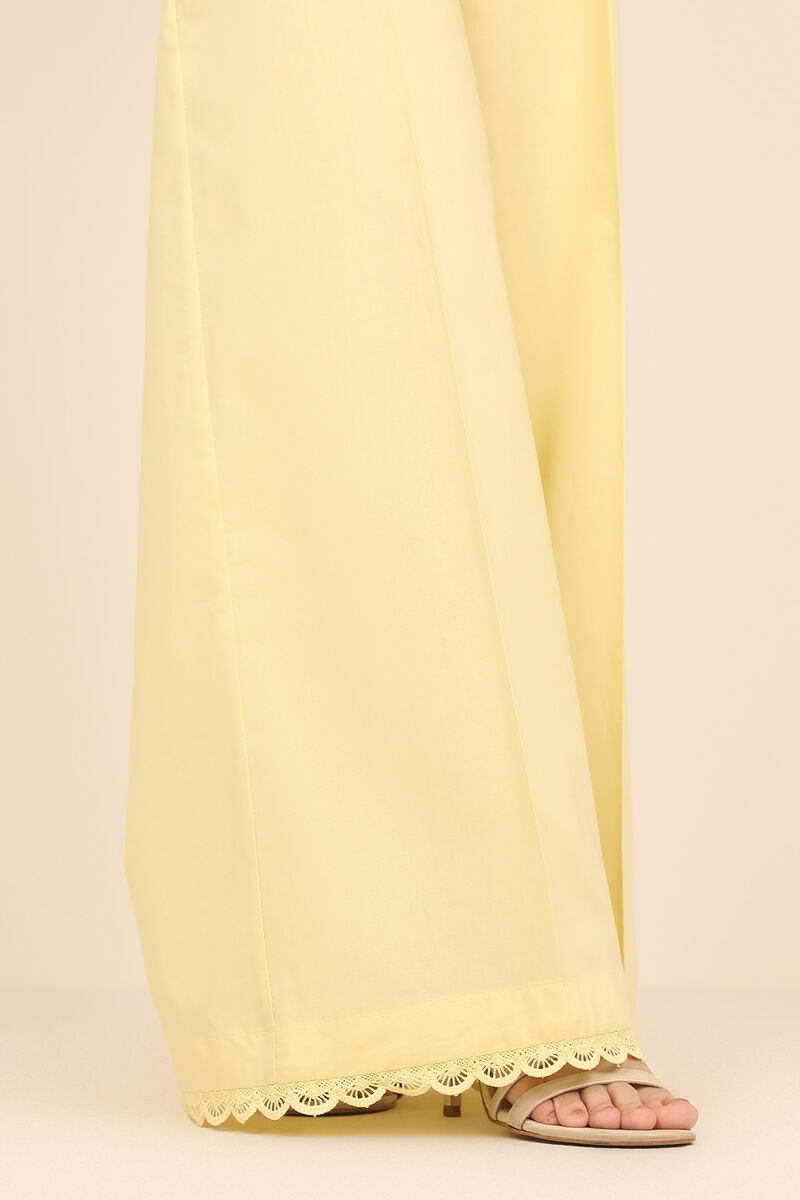 Solid cambric Flared Pants