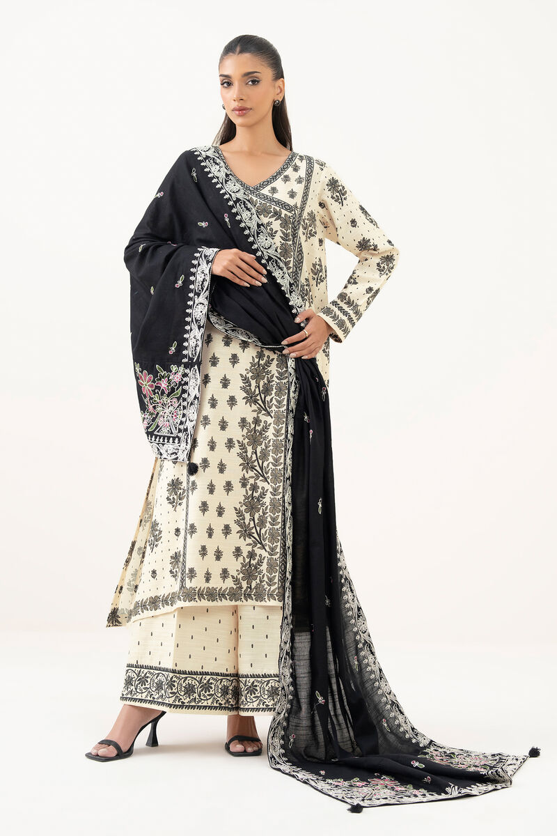 Embroidered Voile Dupatta